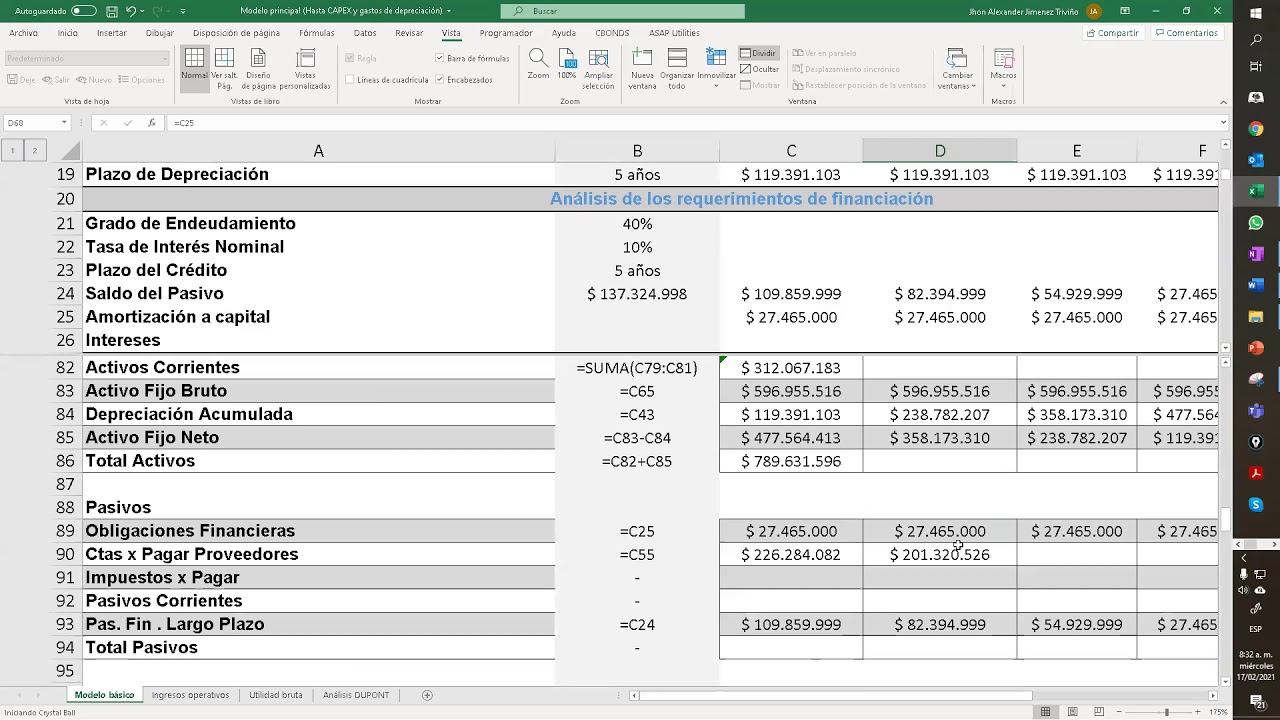 6. Obligaciones financieras y patrimonio