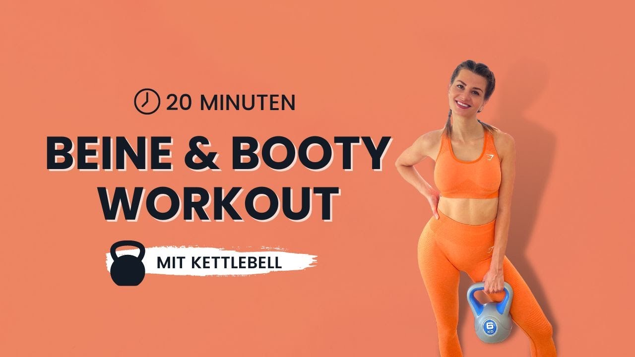 Beine & Po Kettlebell Workout | 20 Minuten | straffe Beine & großer Po | ohne Springen