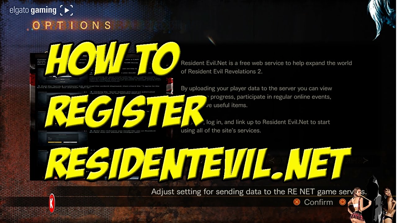Как создать и зарегистрировать учетную запись ResidentEvil.Net! Resident Evil Revelations 2 PS4