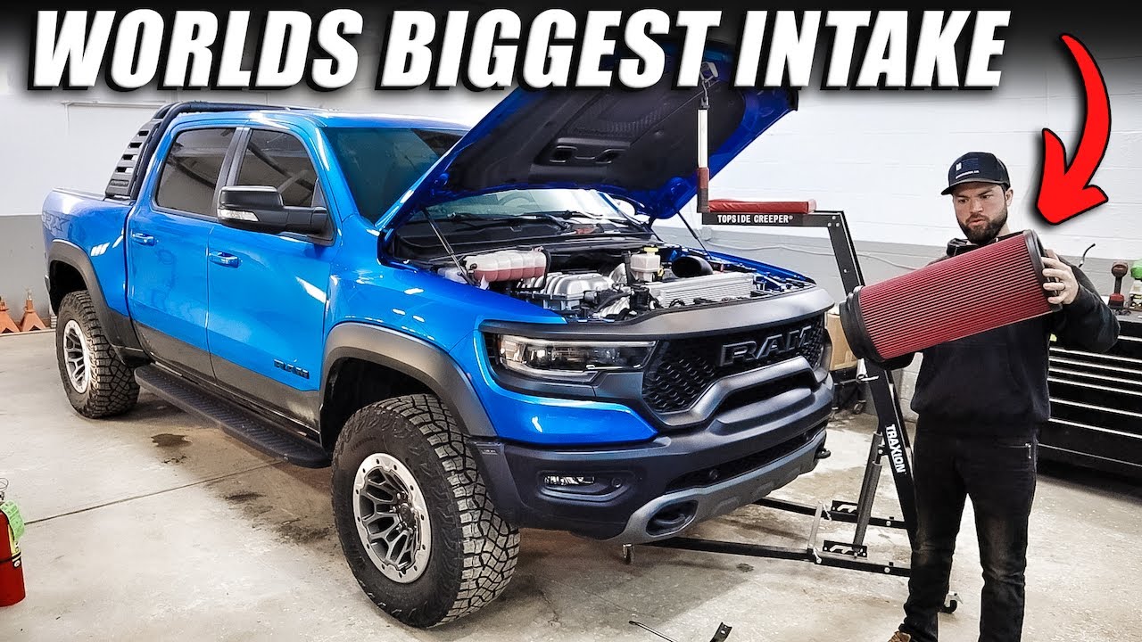 The BEST Ram TRX Air Intake Upgrade: Before and After