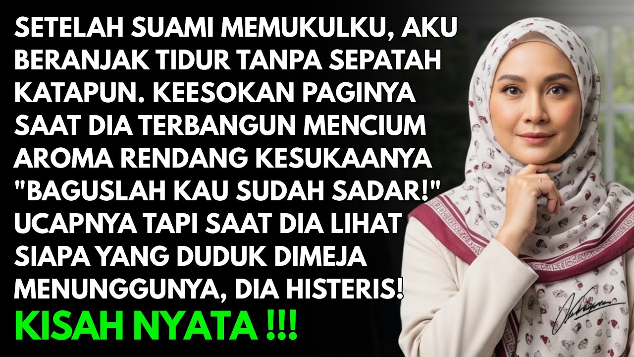 SUAMI TEGA MEMUKUL WAJAHKU BERKALI KALI - AKU HANYA DIAM TAPI PAGINYA KUBUAT SUAMI HISTERIS KARENA..