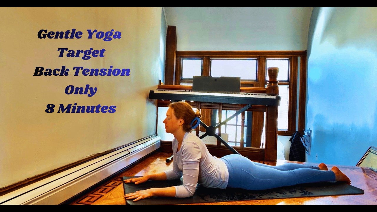 Release Back Tension in under 10 Minutes | Beginner Yoga Flow