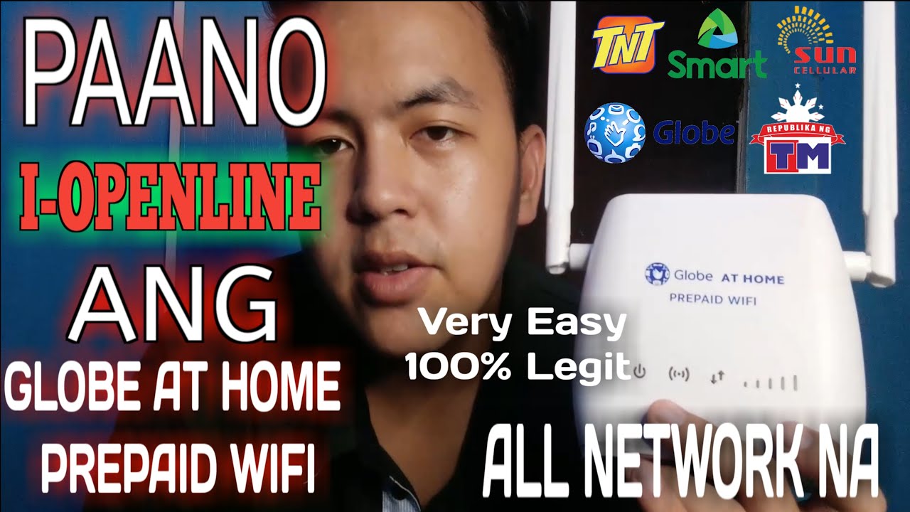 HOW TO OPENLINE GLOBE AT HOME PREPAID WIFI | 101% LEGIT | TAGALOG