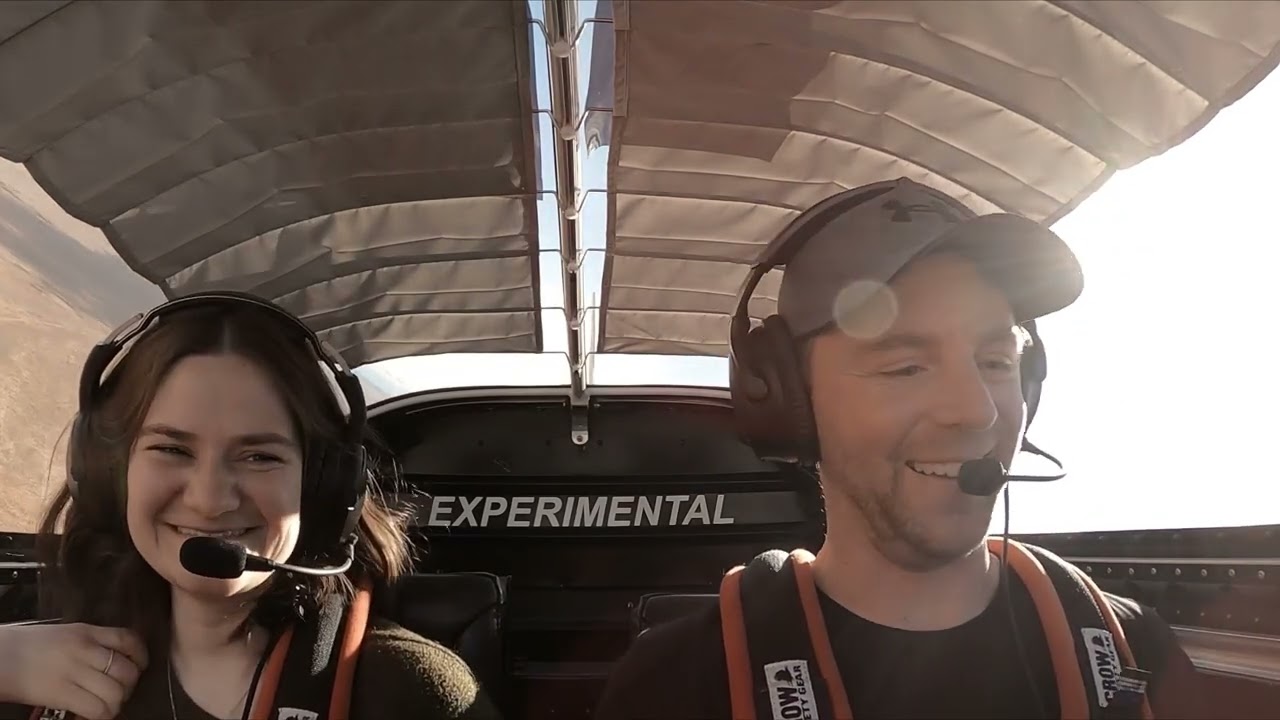 Jamie's FIRST FLIGHT! (with me)