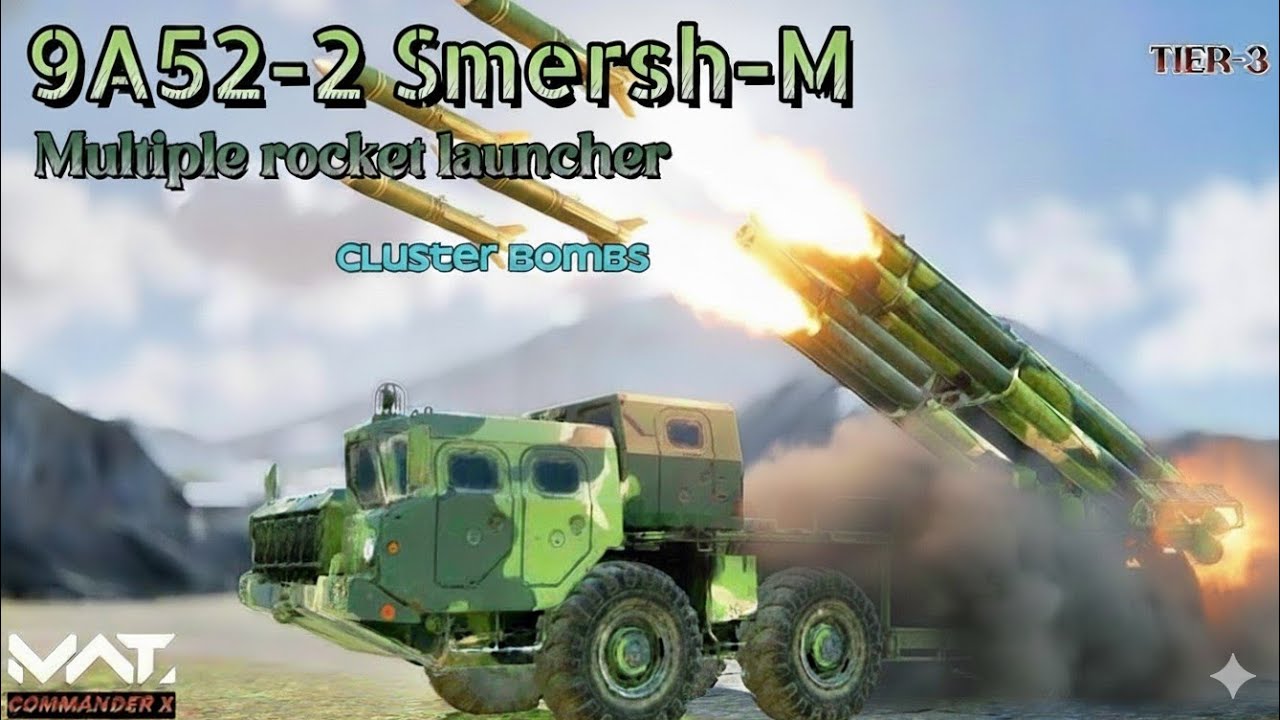 9A52-2 Smersh-M The Battlefield Game-Changer Equipped 9M55K5 Cluster Bombs | MWT Tank Battles