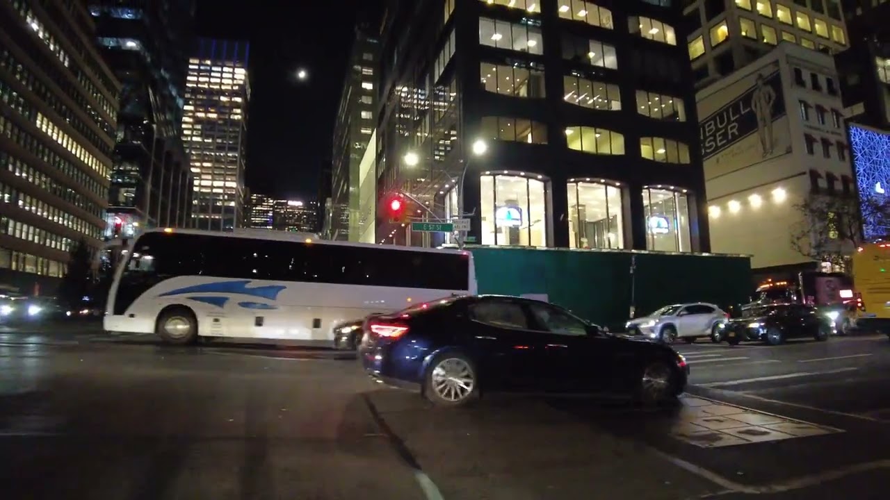 4K New York City Night Walking Tour- November 2022 [UHD 60fps]