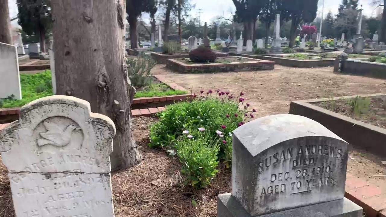 Cemetery Tour. Old city Cemetery Sacramento, Ca. The other side