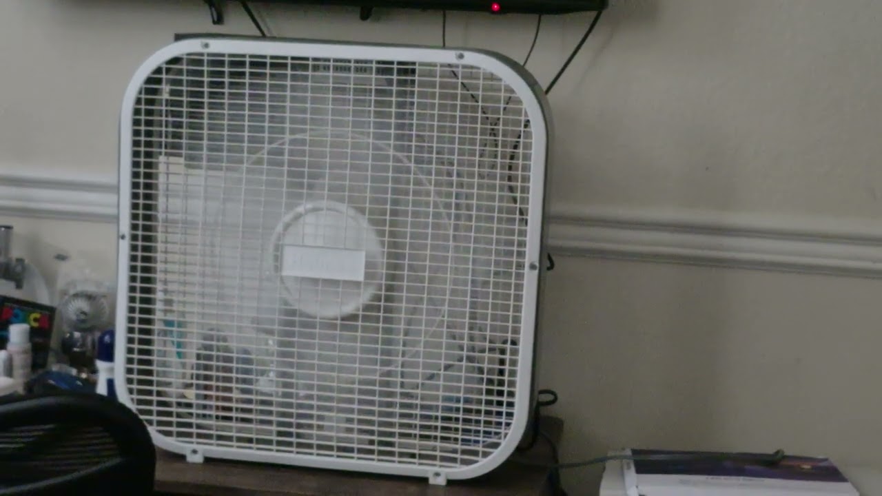 Holmes box fan post restoration 