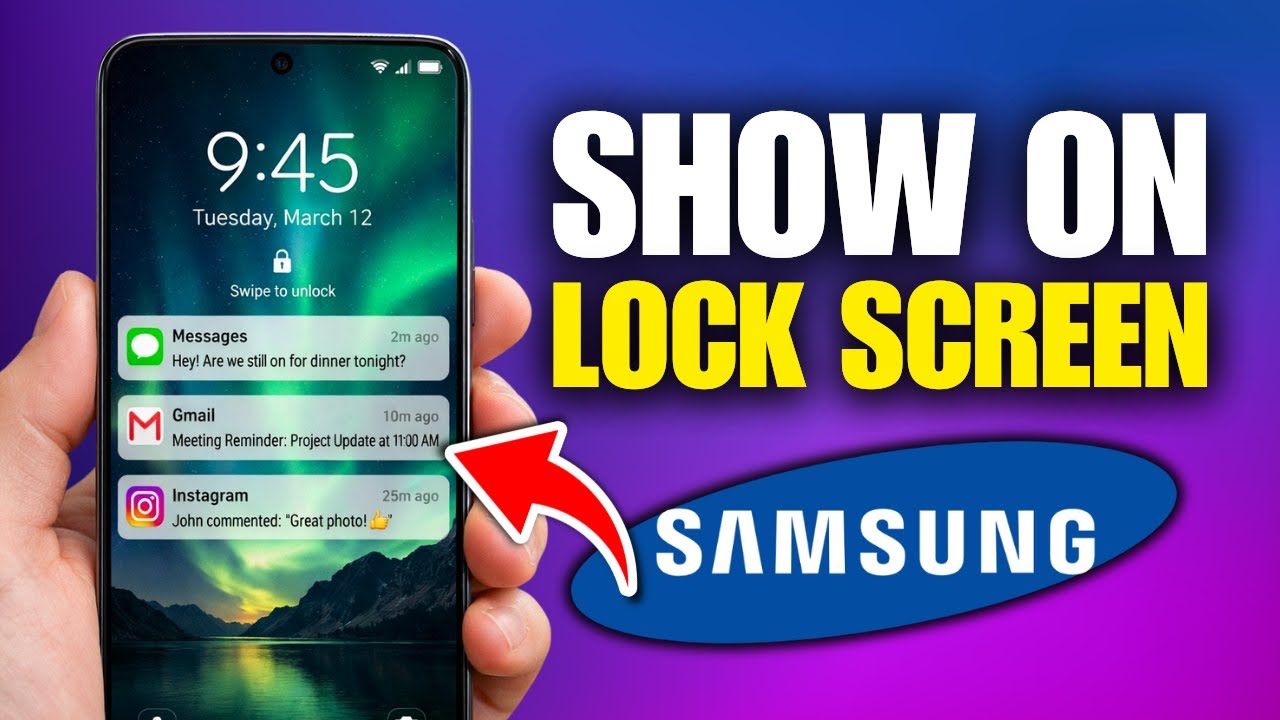 How To Show Notifications On Lock Screen On Samsung
