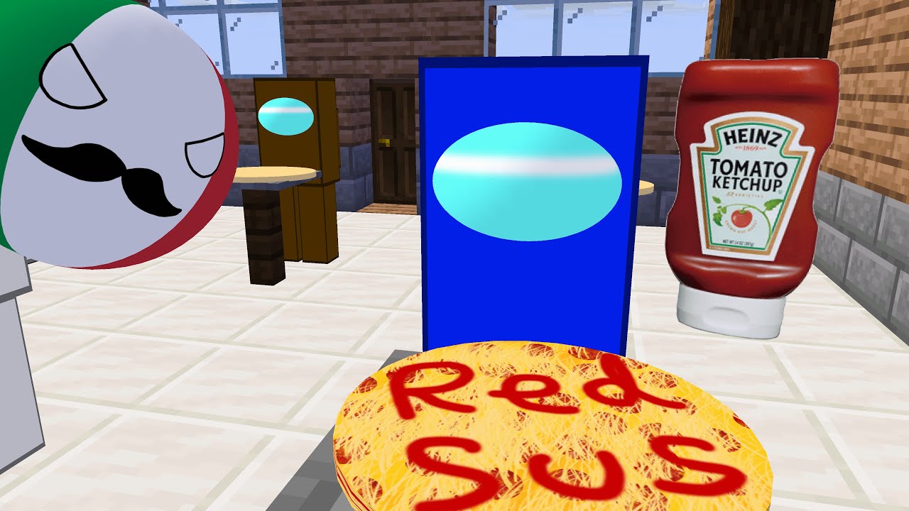 Among Us School: Making Pizza (Minecraft Animation)