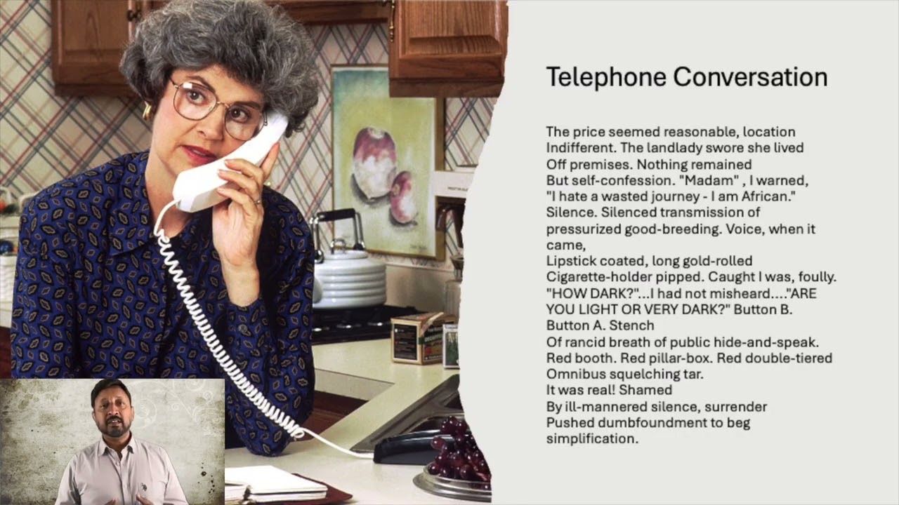 Telephone Conversation | Wole Soyinka | ISC Class 12 | Detailed Explanation