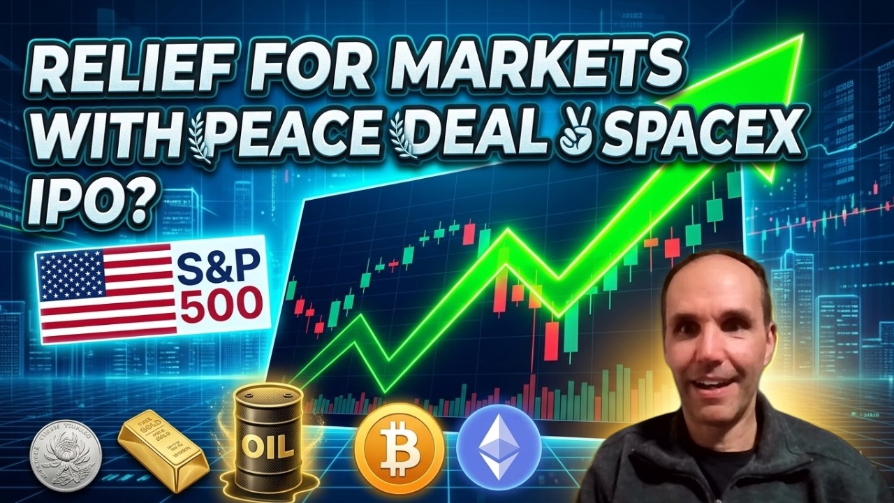 Risk-On Breakout or Relief Rally with Geopolitical News? SpaceX IPO, Bitcoin, Oil & S&P Outlook