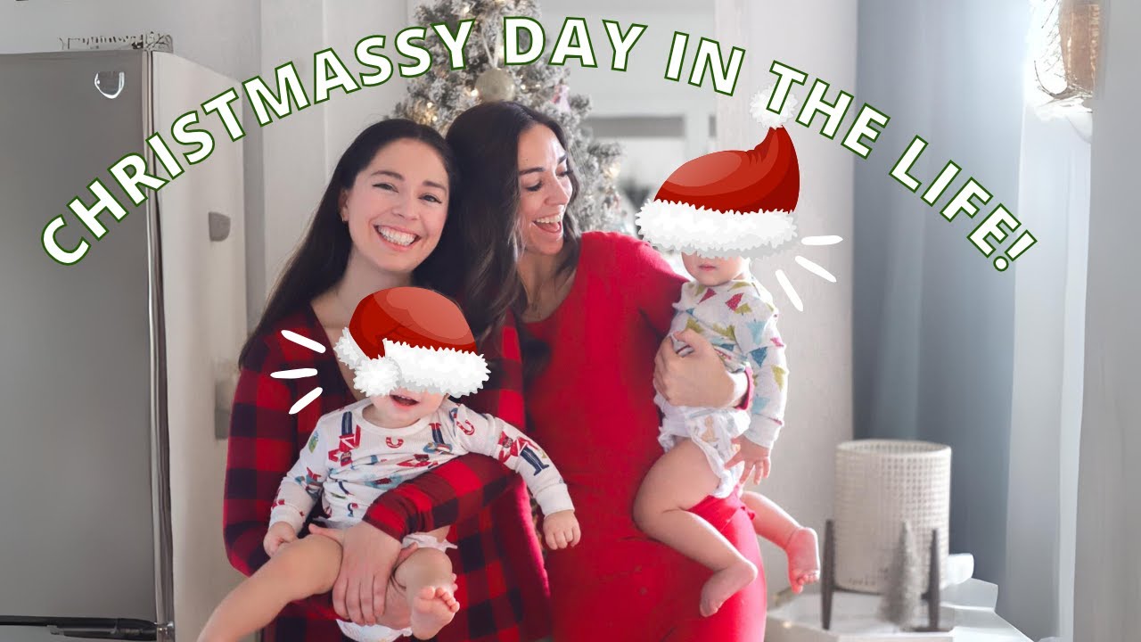 a festive day in the life of two moms and twins!