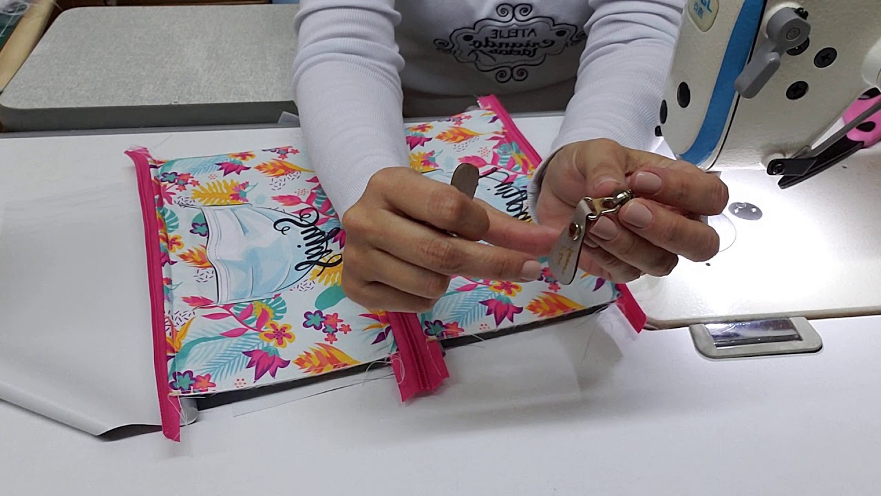 Necessaire para mascaras limpinhas e sujinhas