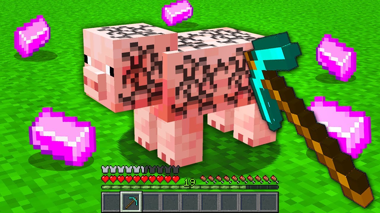 Minecraft, But You Can Mine Any Mob...