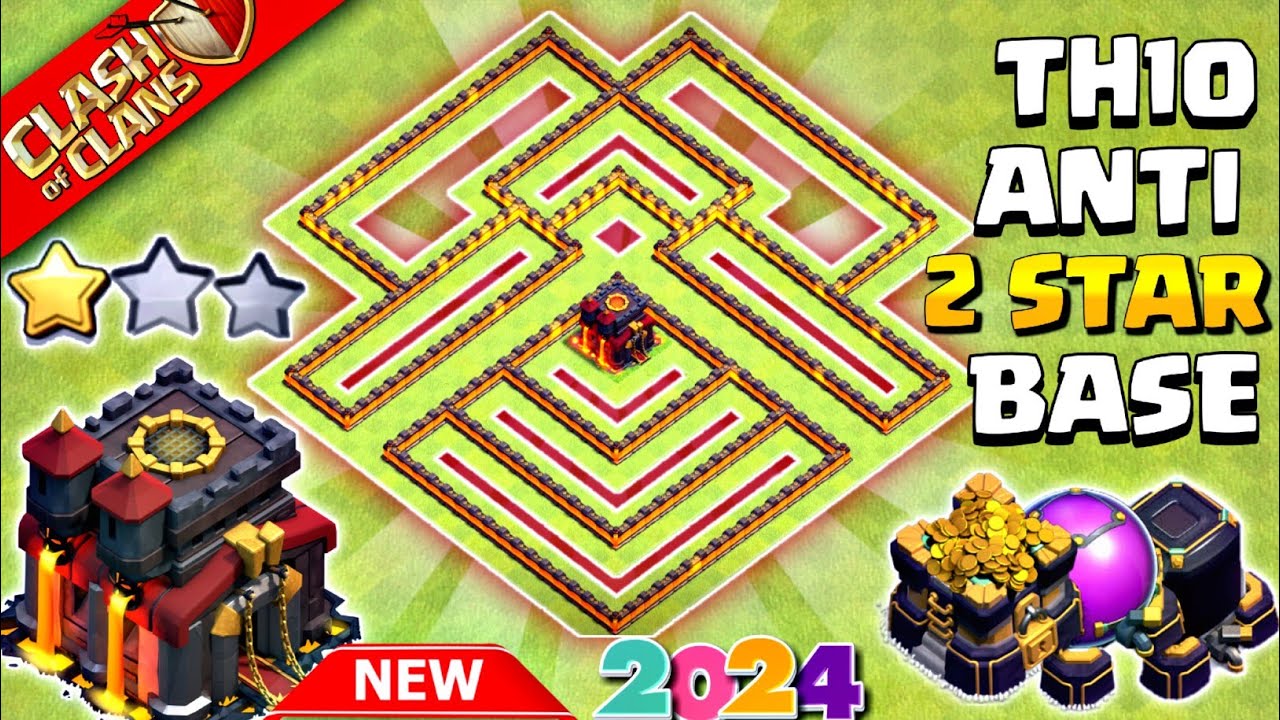 New Town hall 10(Th10) Base |Town hall 10(Th10) Farming/Trophy/Pushing Base|Th10 Base Copy Link 2024