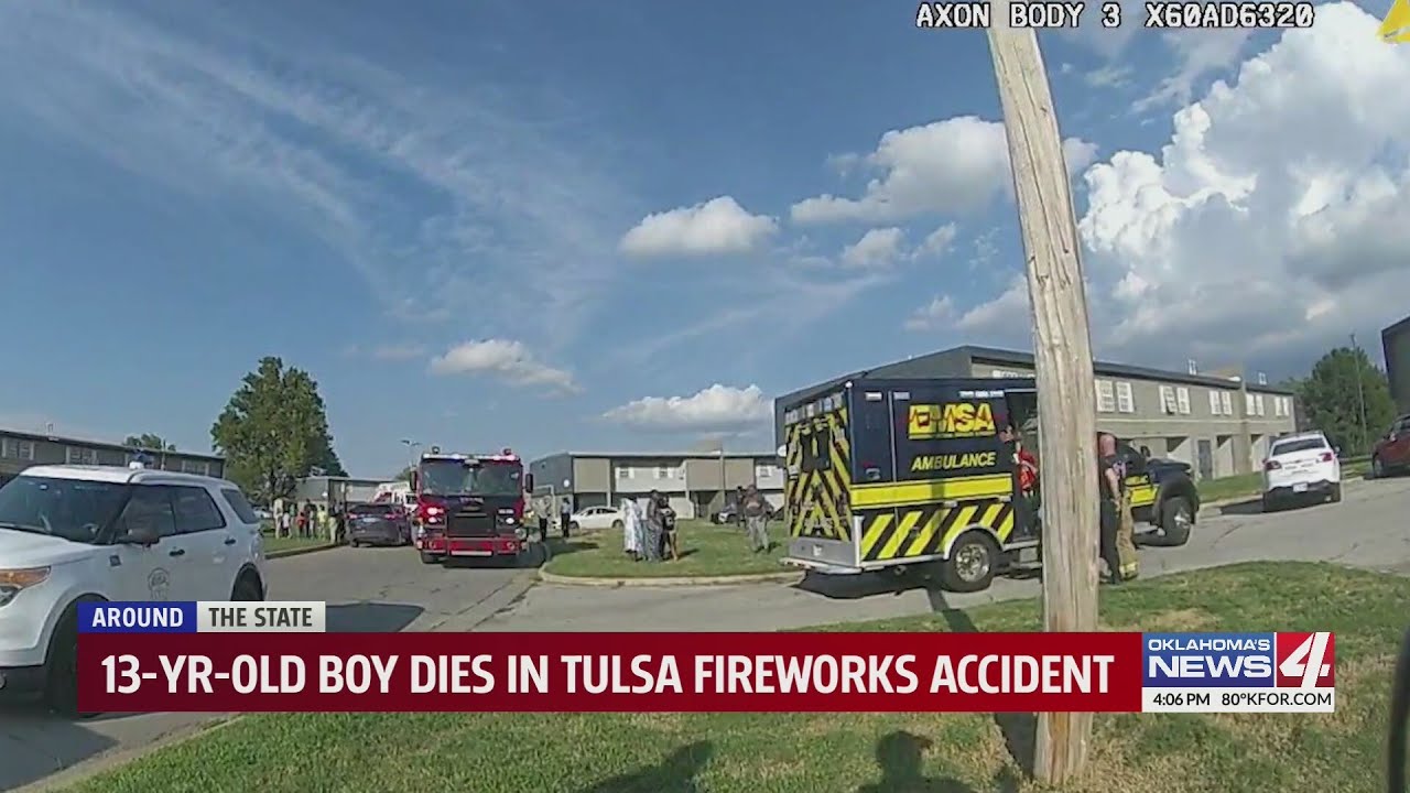 13-year-old boy dies in Tulsa fireworks accident