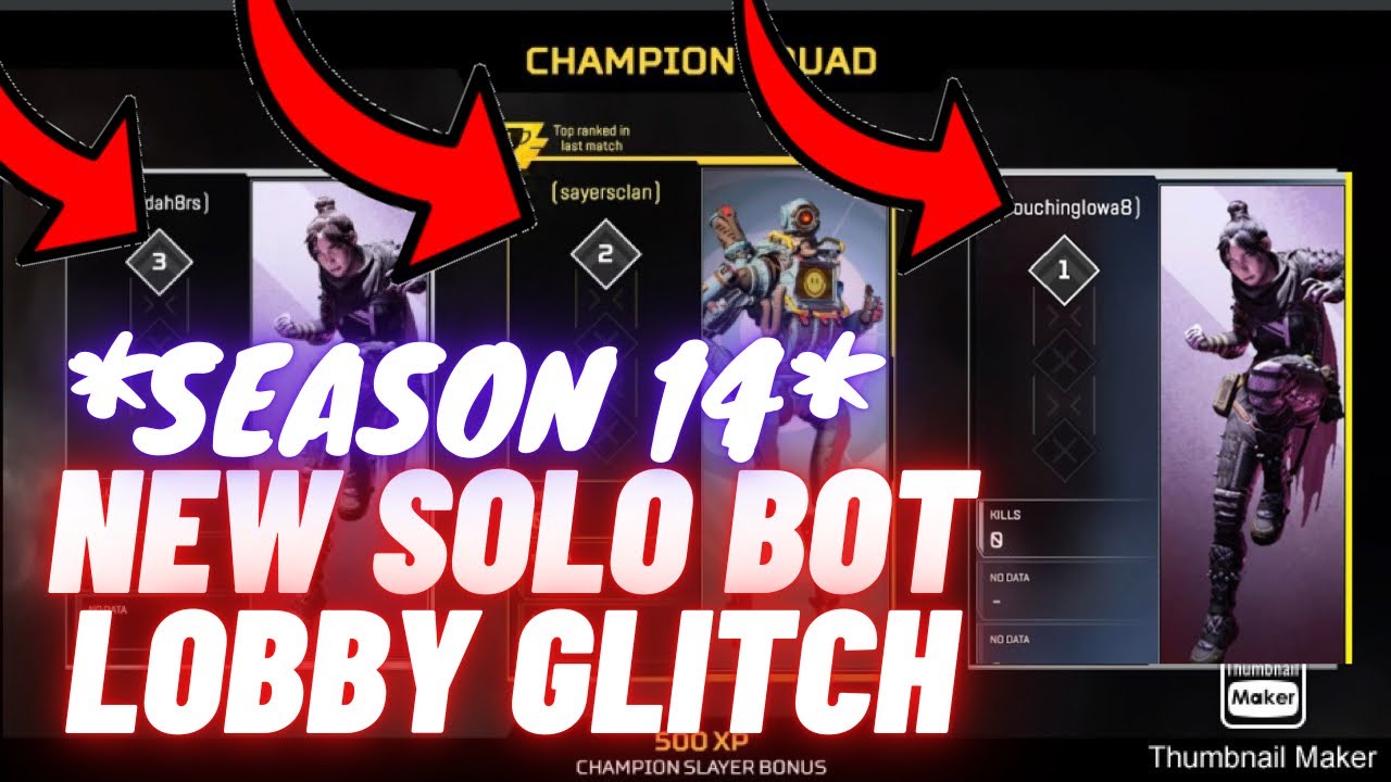 Apex Legends NEWEST BOT Lobby Glitch (ACTUALLY WORKS) Season 14