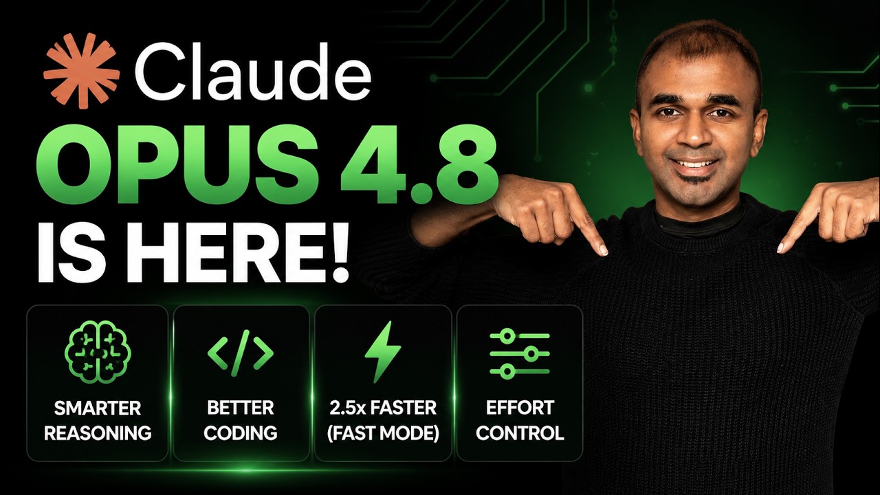 Claude Opus 4.8 уже здесь: та же цена, в 4 раза меньше ошибок в коде