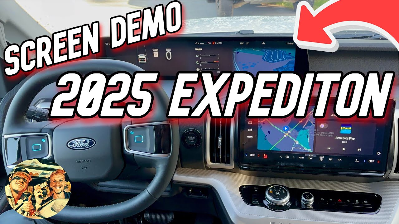 2025 FORD EXPEDITION SCREEN REVIEW & DEMO- FUTURISTIC 24in PANORAMIC DISPLAY & NEXT-GEN TECH!