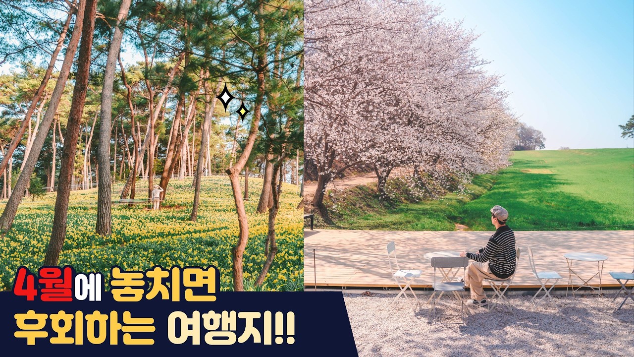4월에 놓치면 후회하는 여행지(2026)