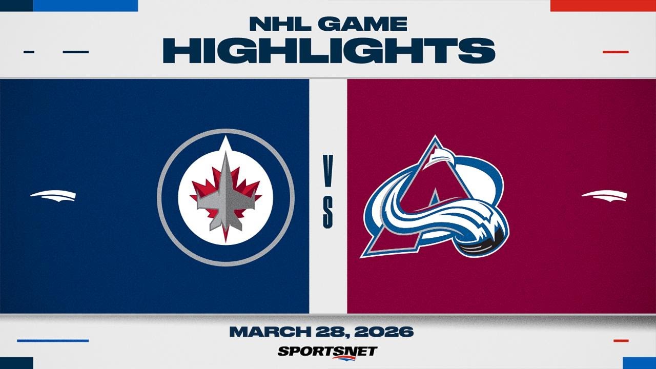 NHL Highlights | Jets vs. Avalanche - March 28, 2026