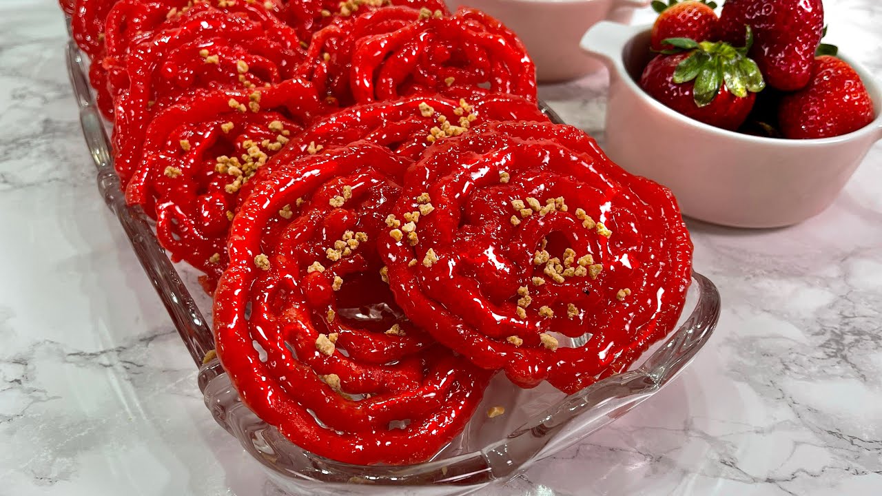 Афганские весенние сладости Джалеби 🍓 جلبی قاقک وشربتی به سفره نوروز بی حد ساده ومزه دار