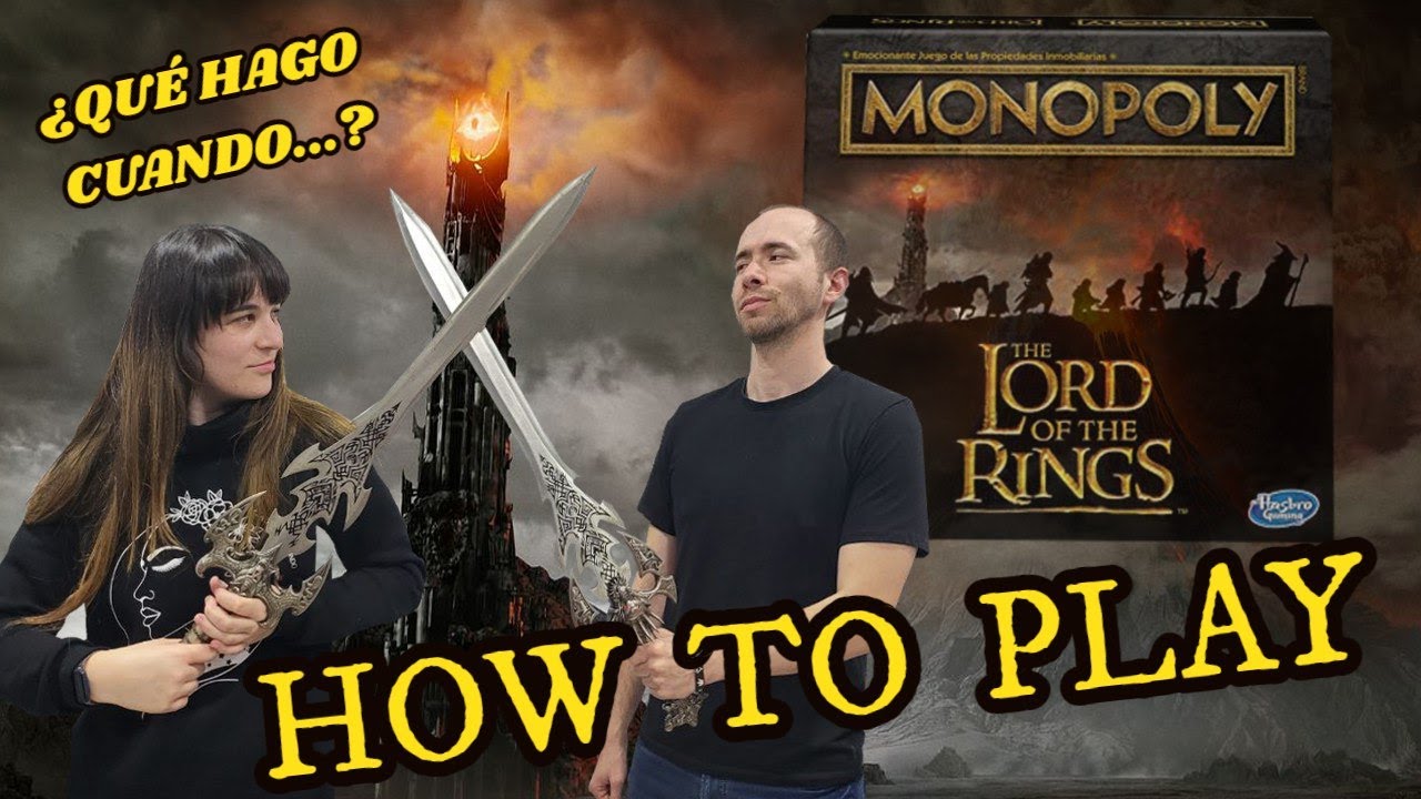 🎲 Monopoly 🎲 THE LORD OF THE RINGS  How To Play