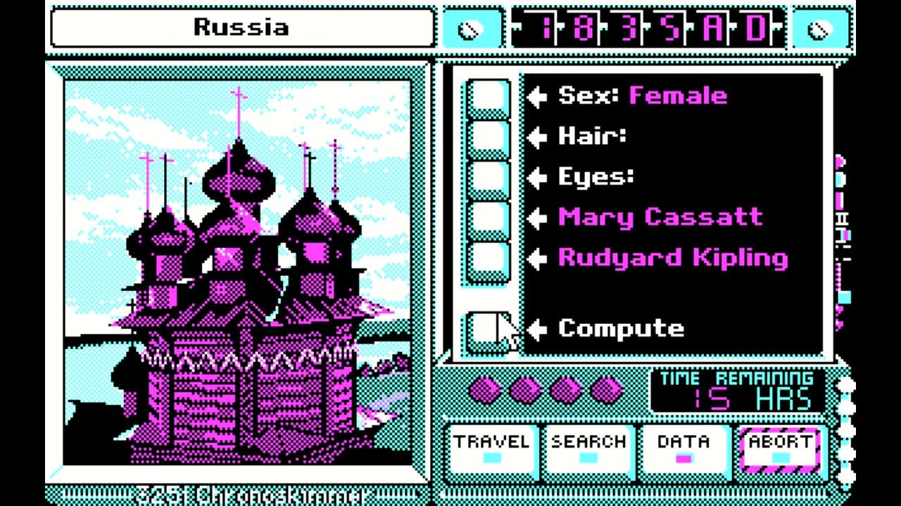 Where in Times Carmen Sandiego? (DOS CGA Graphics - PC Speaker)