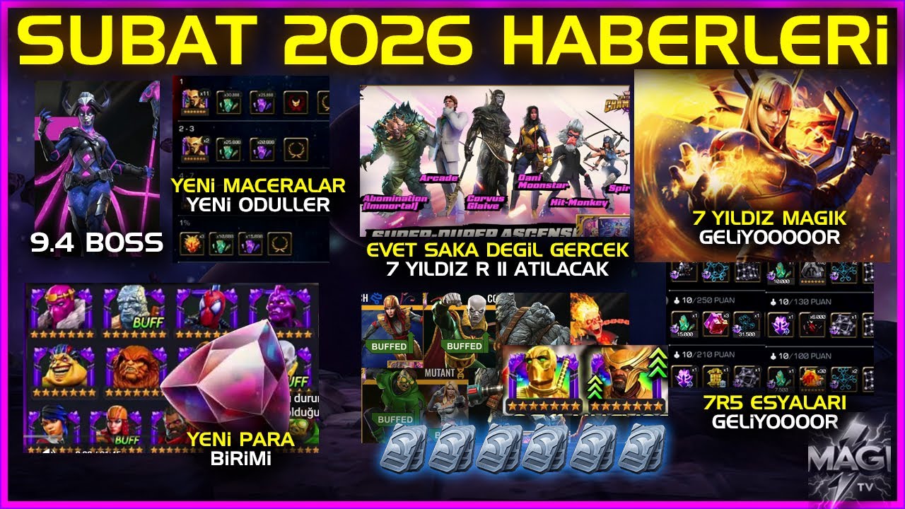 ŞAKA GİBİ AMA GERÇEK HABERLEEER - ORTALIK YIKILACAAAK - ŞUBAT 2026 HABERLERİ - MAGİ TV MCOC