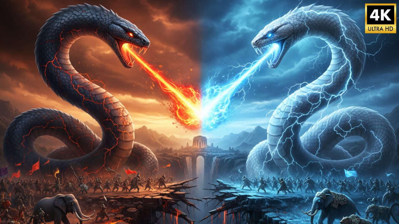 Legendary Snake Battle: The Fall of the Ancient Kingdom| Epic Jungle Kingdom Story