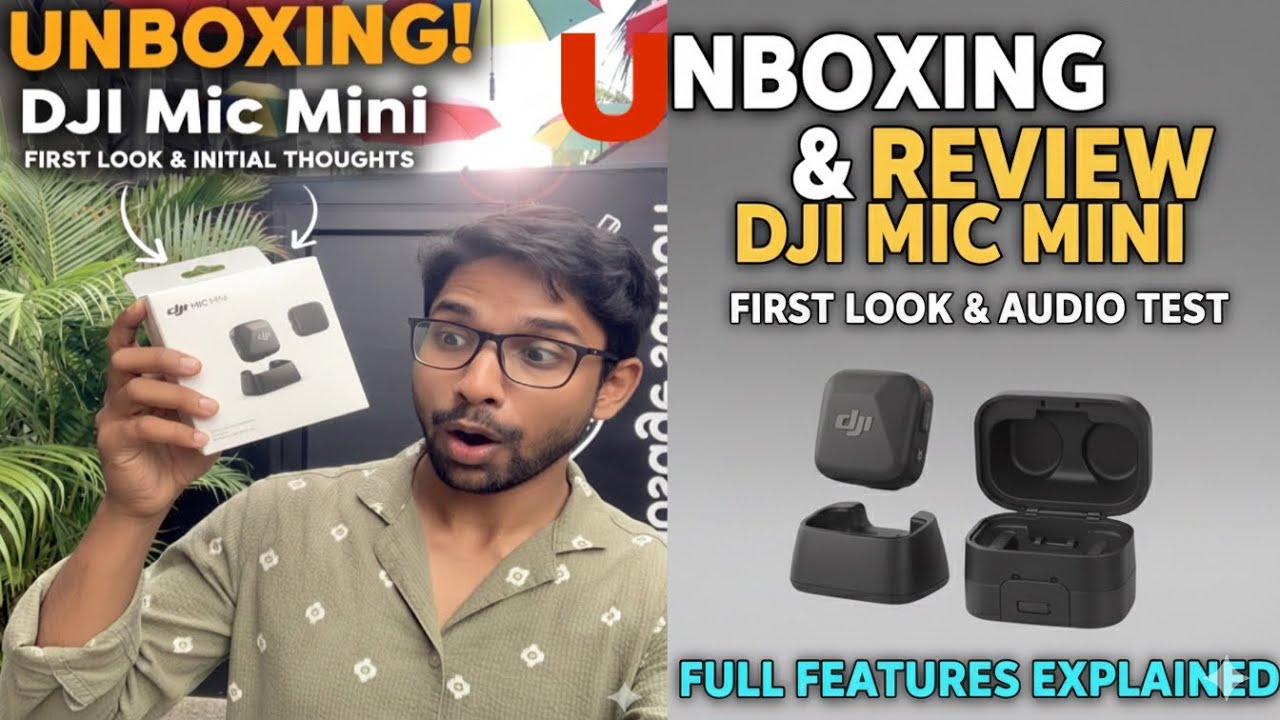 Finally Unboxed DJI Mic Mini 😍 | Sound Test, Review & First Impressions