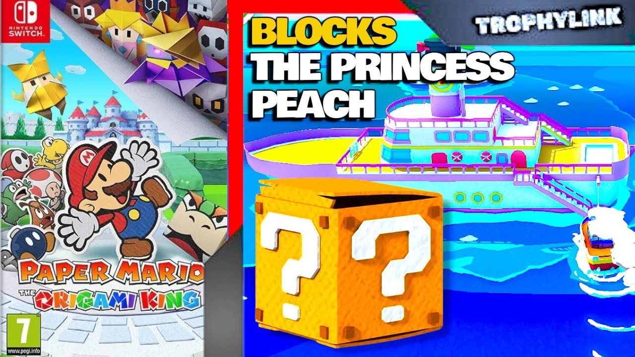 Wszystkie bloki w The Princess Peach - Paper Mario Origami King (Poradnik PL)