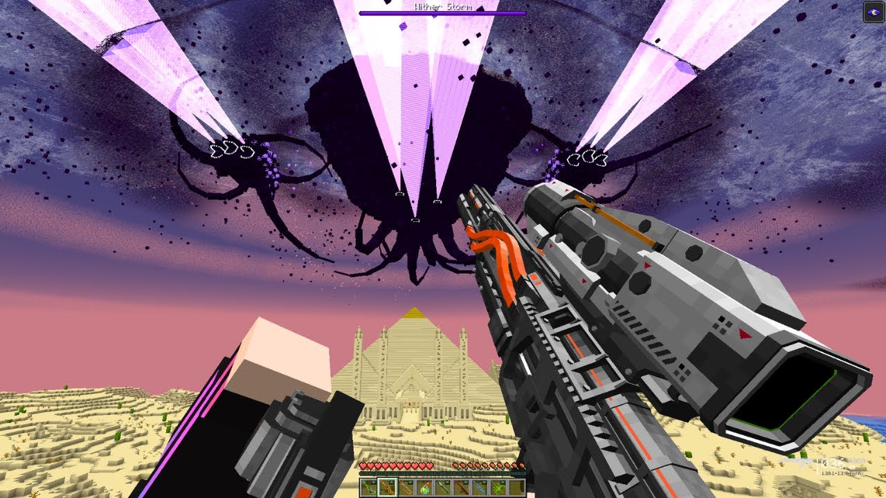 I DESTROYED the WITHER STORM Using MODERN GUNS in Minecraft Survival (2025)