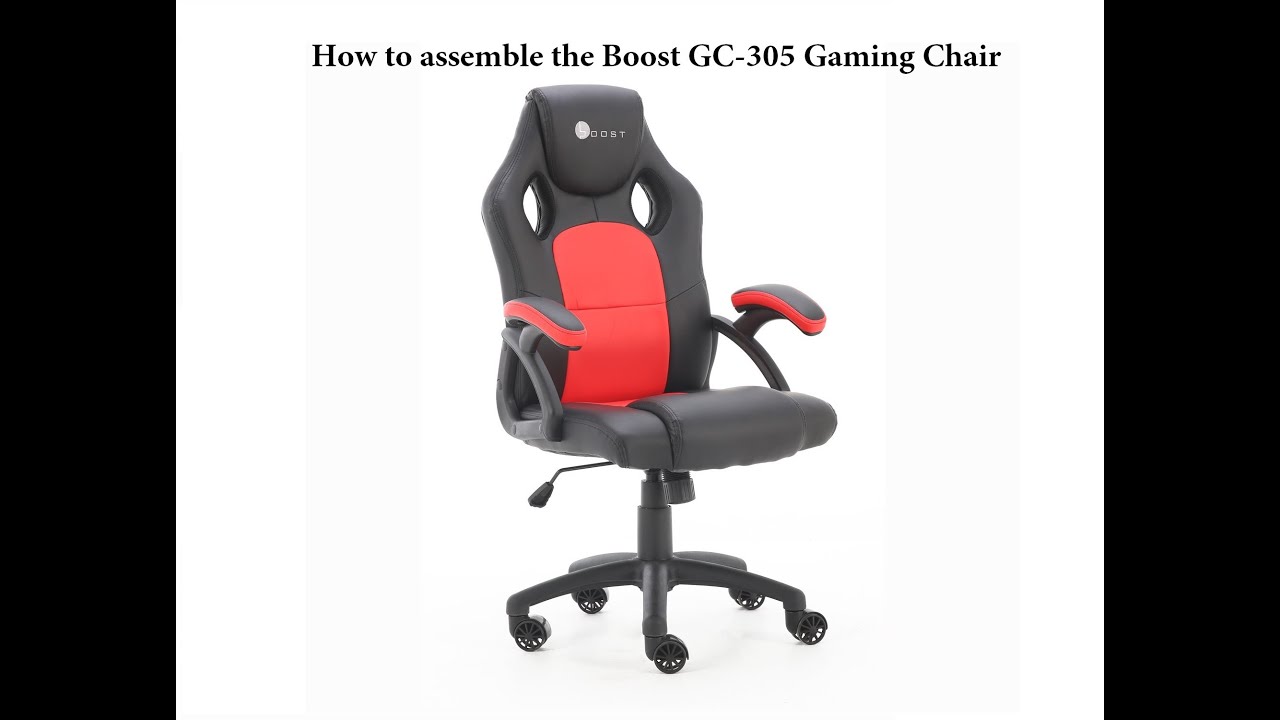 Boost Industries GC-305 Mid-Back Ergonomic Gaming Chair Assembly Video