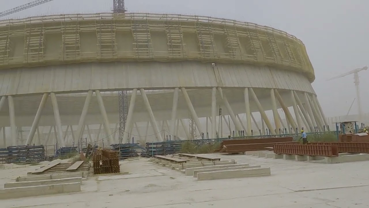 The wind to RNPP. Natural Draft Cooling tower Under Construction Work.