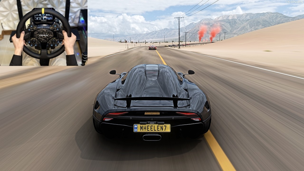 1500HP Koenigsegg Regera 2016 |Racing VS Hypercar Forza horizon 5  |Steering Wheel Gameplay