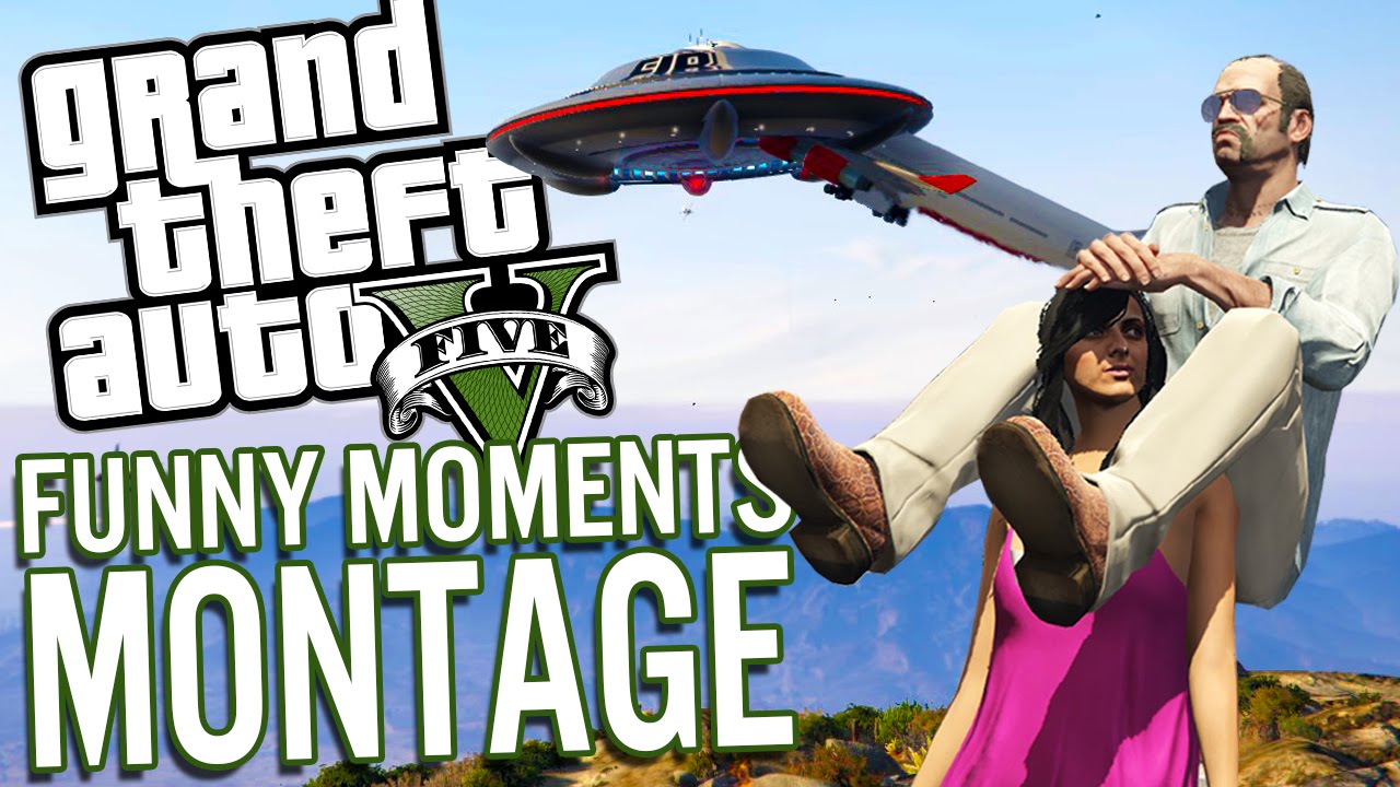 Grand Theft Auto 5 - GTA 5 Funny Moments Gameplay Montage [PC]