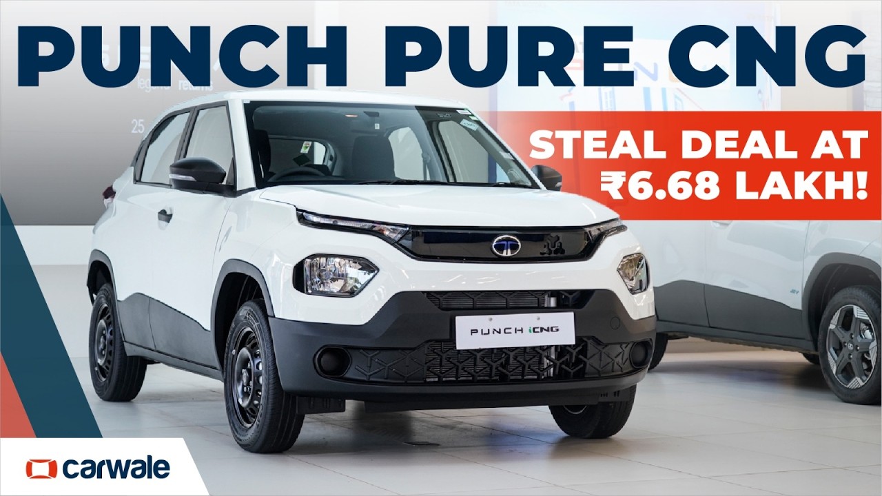 Tata Punch Pure CNG | Rs. 6.68 Lakh Base Variant Detailed
