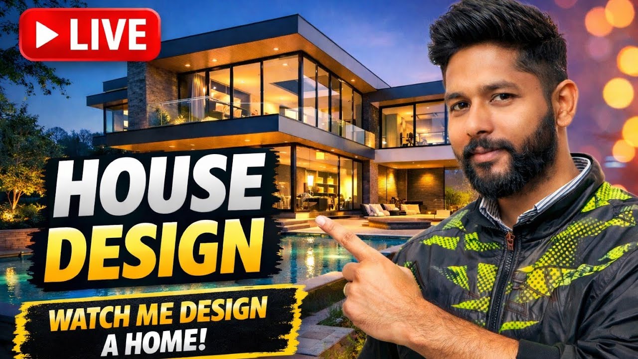 LIVE 🔴 Aapke Saamne Bana kr dikha te hai Ghar ka 3D House Designs | Elevation Designs | #home #viral