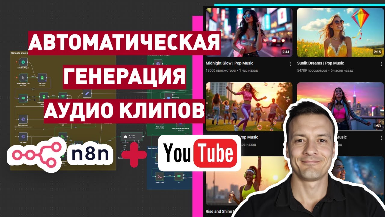 Автоматическая генерация видео для YouTube 🎬 с n8n + AI