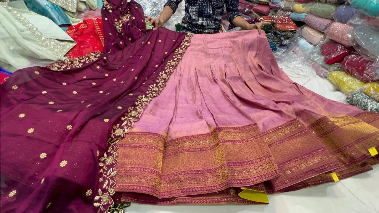 chickpet Bangalore wholesale Lehangas||Free shipping||Single piece courier available