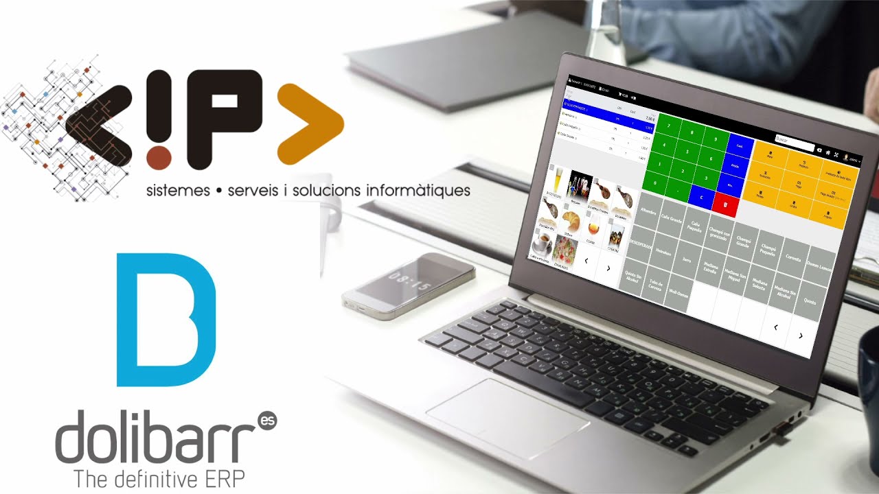 Demo Dolibarr versión 14.0 módulo Terminal de punto de venta, tpv, módulo takepos. Dolibarr español