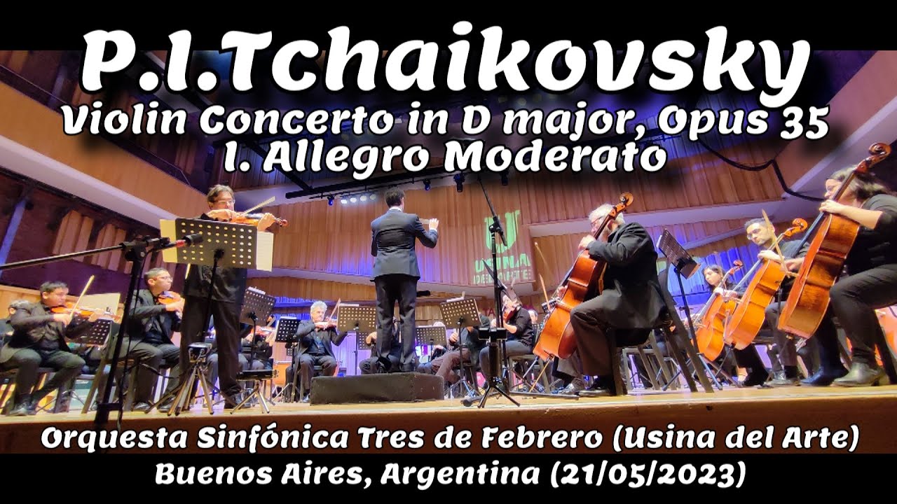 (3D VR180) Violin Concerto in D - I. Allegro moderato (Tchaikovsky) - Sinfónica de Tres de Febrero