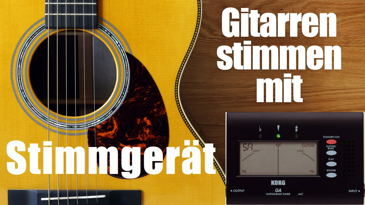 Stimmger&auml;t - Gitarre stimmen