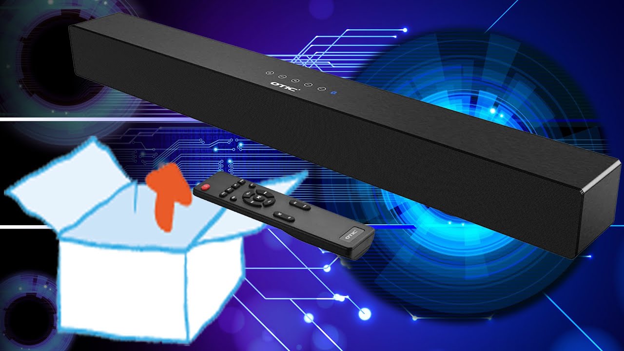 Unboxing | Soundbar Bluetooth 5.0 - Soundbar f&uuml;r TV Ger&auml;te mit Surround Sound, 2.0 Kanal TV Soundbar