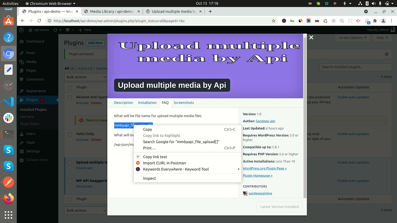 Effortlessly Upload Multiple Media via API in WordPress