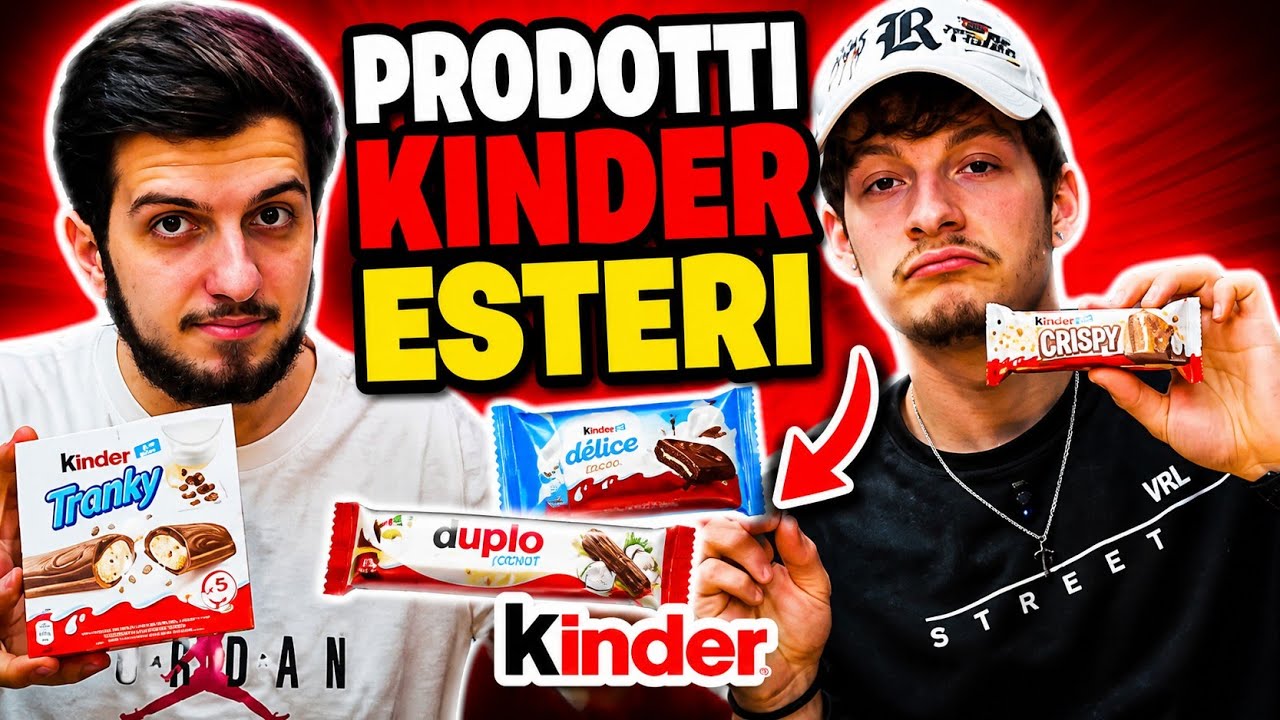 PRODOTTI KINDER ESTERI? - I PROVIAMO EP. 66