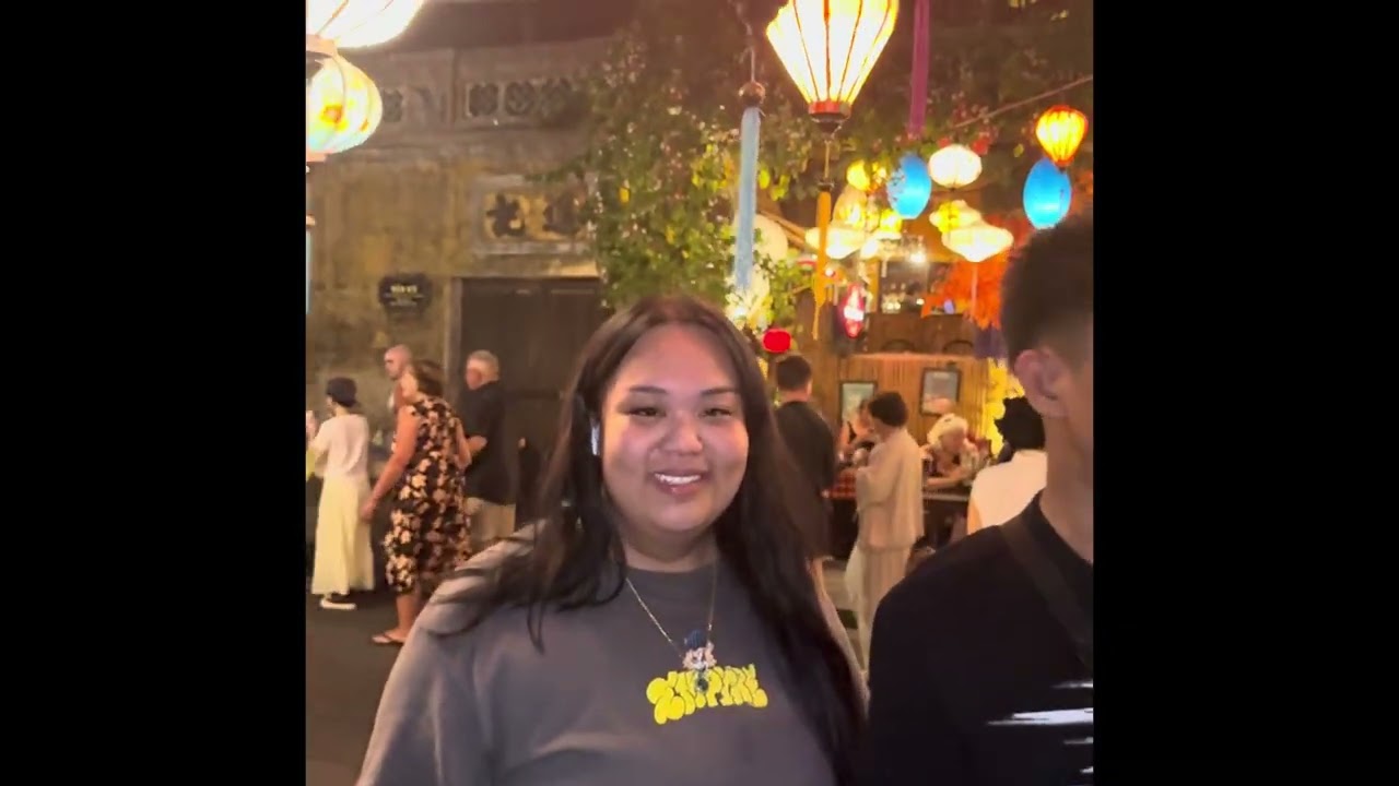 Boat lantern at the ancient city of Hoi an Vietnam 