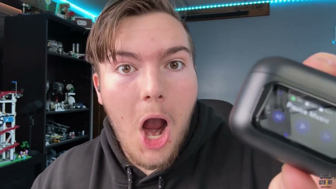 These Sleep Earbuds have a built in screen!